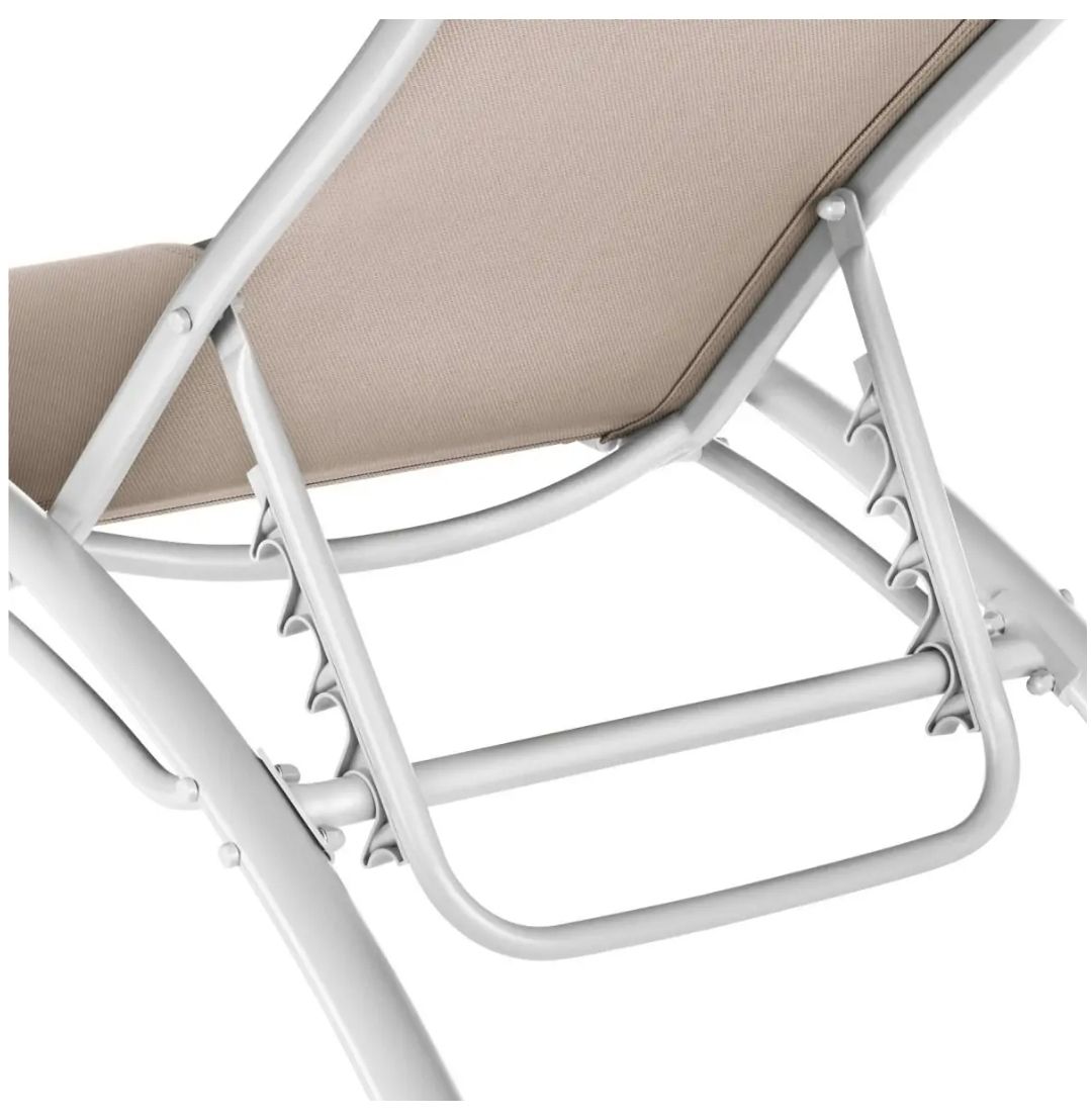 Sedie a sdraio: Aluminium 2er Set Gartenliege Alina – Nuovo (secondo la descrizione) da Rotkreuz venduto da NextChance 1