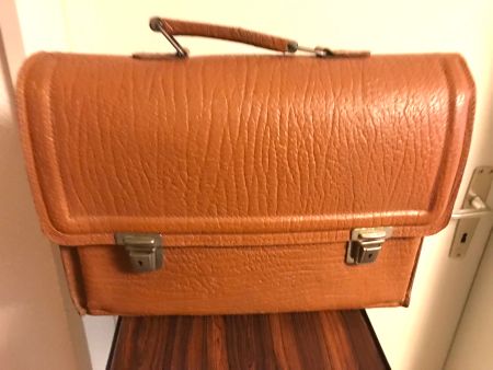 Vintage Ledertasche Aktentasche Retro Braun