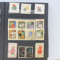 Stamp Collection Album - Flowers, Art, Nature - Great! (53)