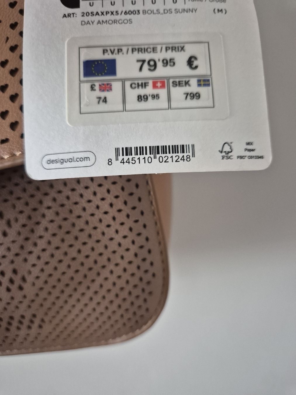 Desigual Borse da donna: Desigual Umhängetasche neu – Nuovo e nell'imballaggio originale da Thalwil venduto da Briscolina 5