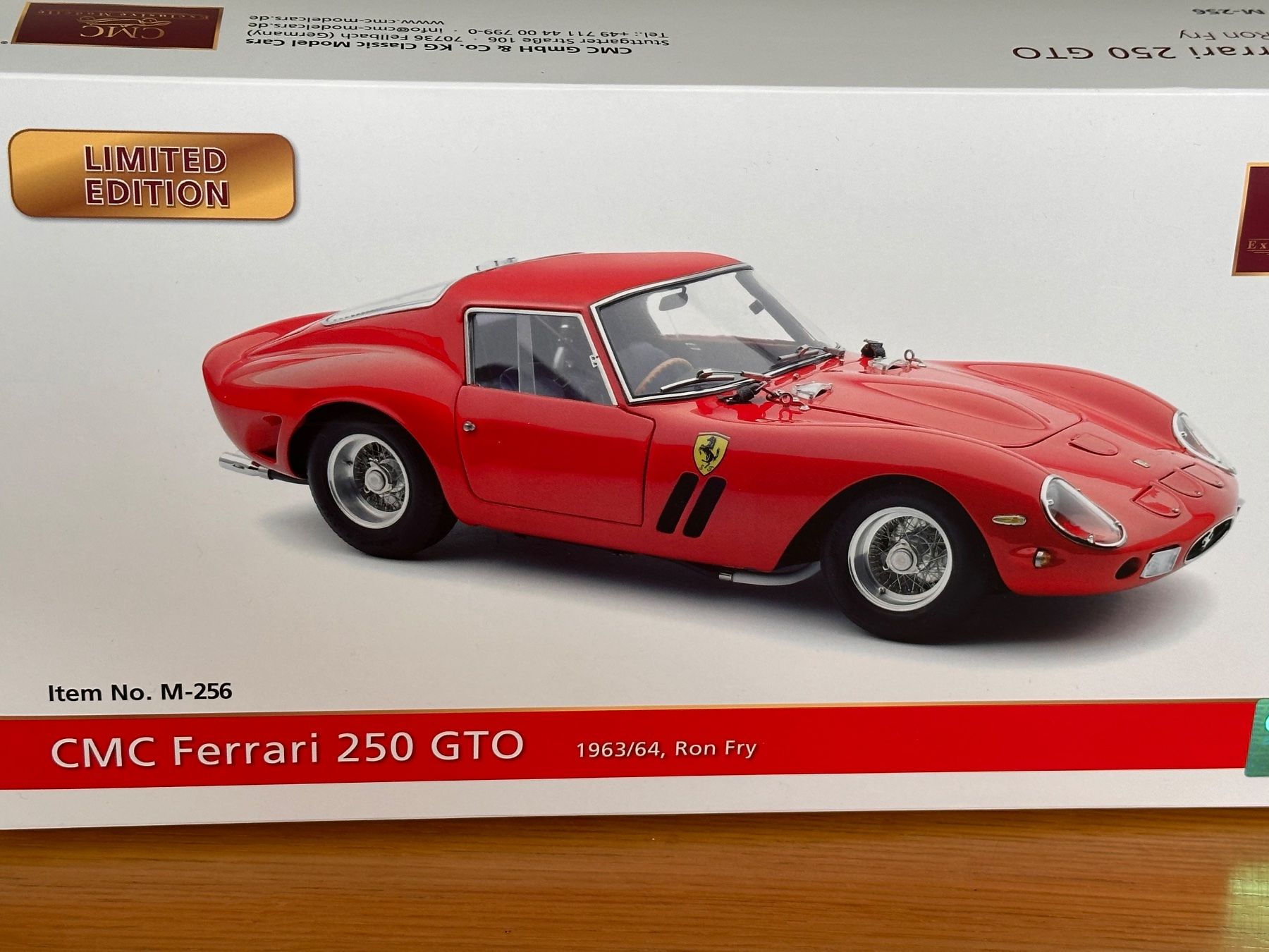 CMC Modellautos: Ferrari 250 GTO CMC 1/18 – Neu und originalverpackt aus Stein AR von Krabbe2 9