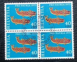 4 er Block Nr.B 160 mit Stempel Bern