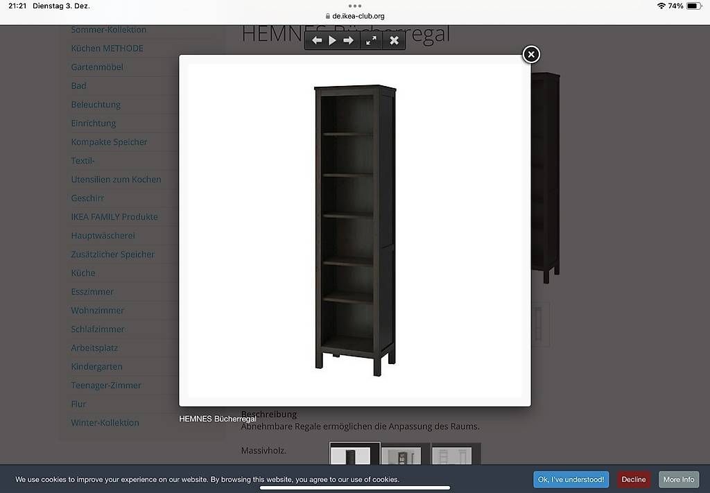 Scaffali: Ikea HEMNES Bücherregal – Usato da Lamboing venduto da Sudaliso4 1