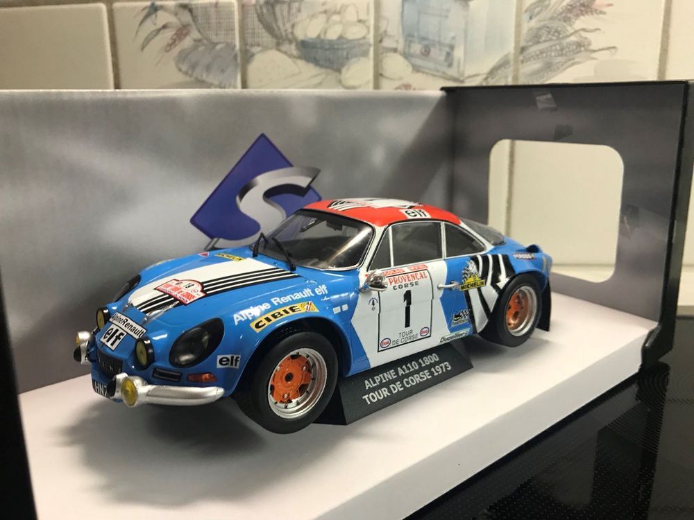 WRC - Alpine Renault A110 1800 Rally de Portugal 1973 - HACHETTE 1:24