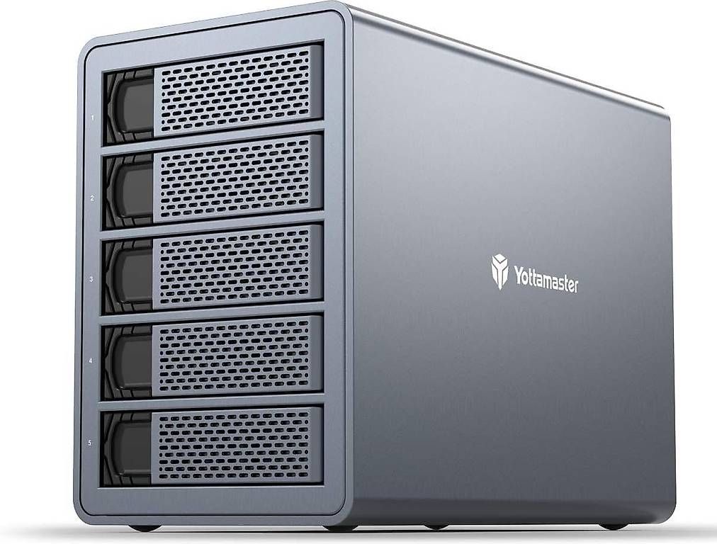 Custodie: Yottamaster 5-Bay USB-C Festplattengehäuse, 10Gbps – Usato da Zunzgen venduto da MforM