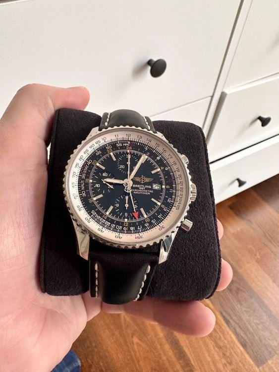 Breitling Orologi: Breitling Navitimer World GMT 46mm FULL SET – Usato da Winterthur venduto da Navitimer 2