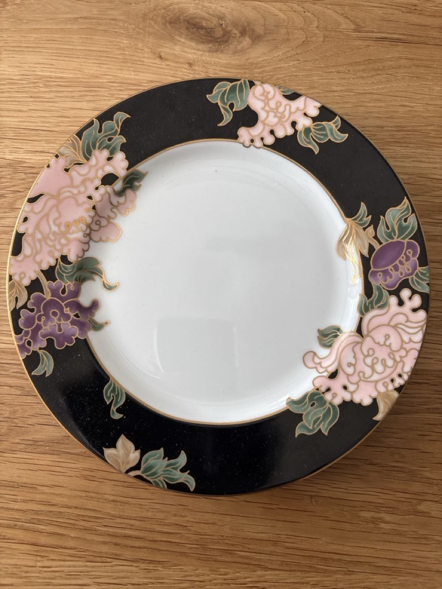 Piatti: Teller Cloisonne Peony, Fitz and Floyd – Usato da Frauenfeld venduto da non_2bmj
