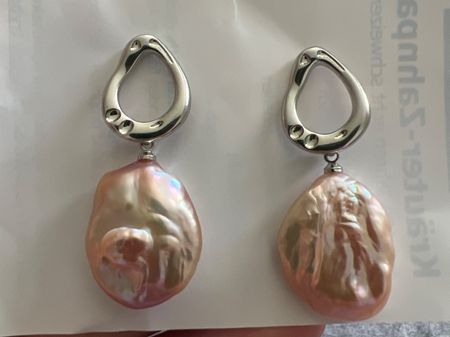 Perlen Ohrringe in Barockperlen