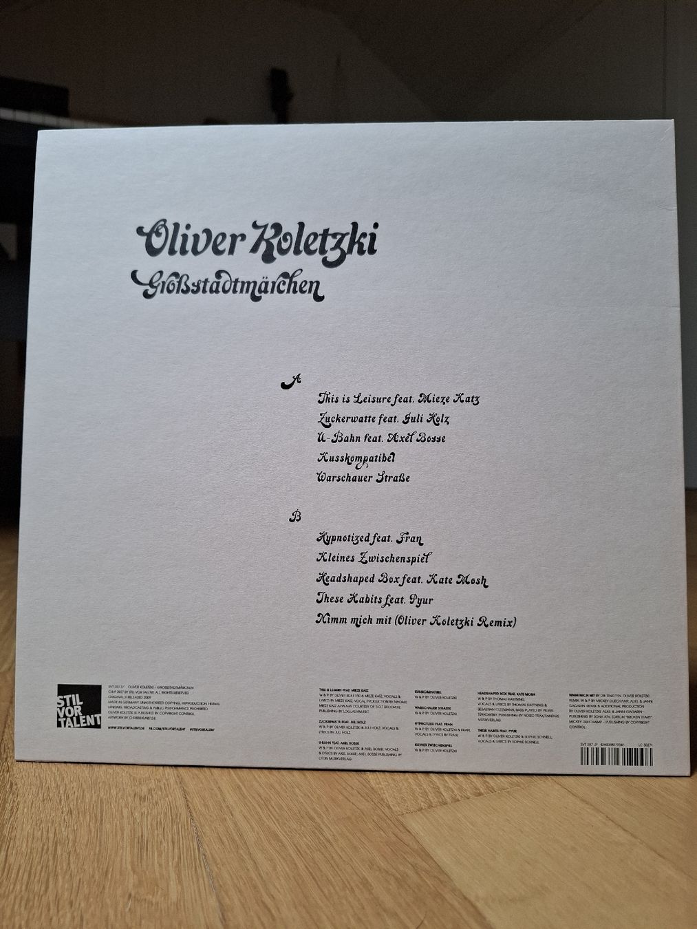Dischi in vinile: LP Oliver Koletzki Grossstadtmätchen – Usato da Winterthur venduto da Padrillio 1