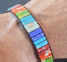 Armband X-71 – 7 Chakra Kaisersteine