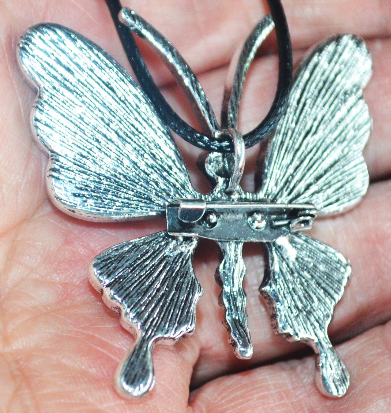 Spille & Fermagli: Brosche oder Halskette K-659 – Schmetterling Perlmutter –5x5 – Nuovo e nell'imballaggio originale da Goldiwil (Thun) venduto da han_v5b7 4