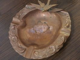 Kupfer Aschenbecher Jugendstil