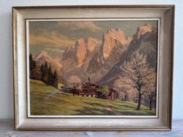 E. Kettermann, Paysage alpin