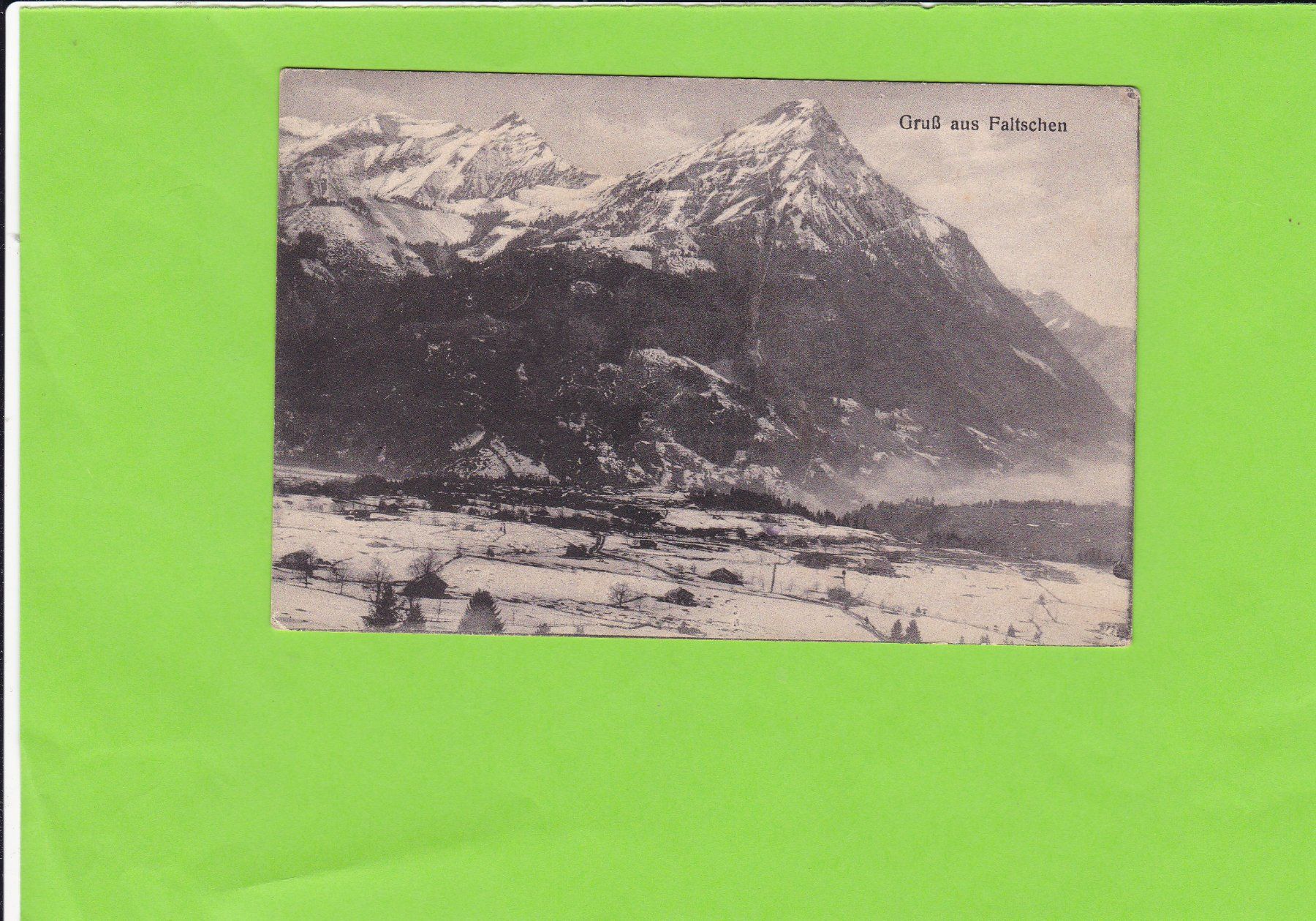 Cartoline postali: Gruss aus Faltschen – Usato da St. Peterzell venduto da neckertal