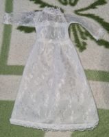 Robe de luxe  à dentelles fleuri Poupée 29cm Vintage 60s