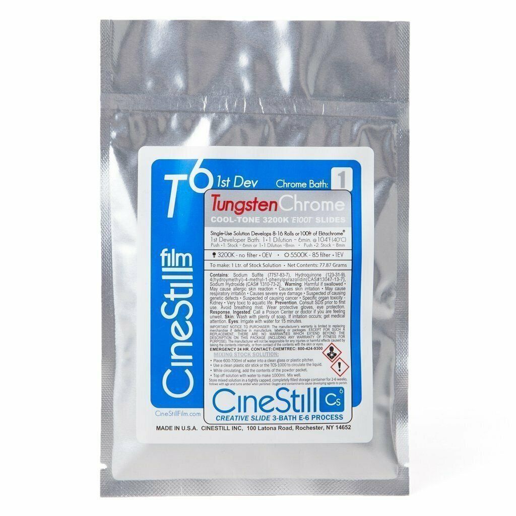 Laboratorio & Camera oscura: CINESTILL T6 TungstenChrome Entwickler – Nuovo e nell'imballaggio originale da Halden venduto da TopFoto