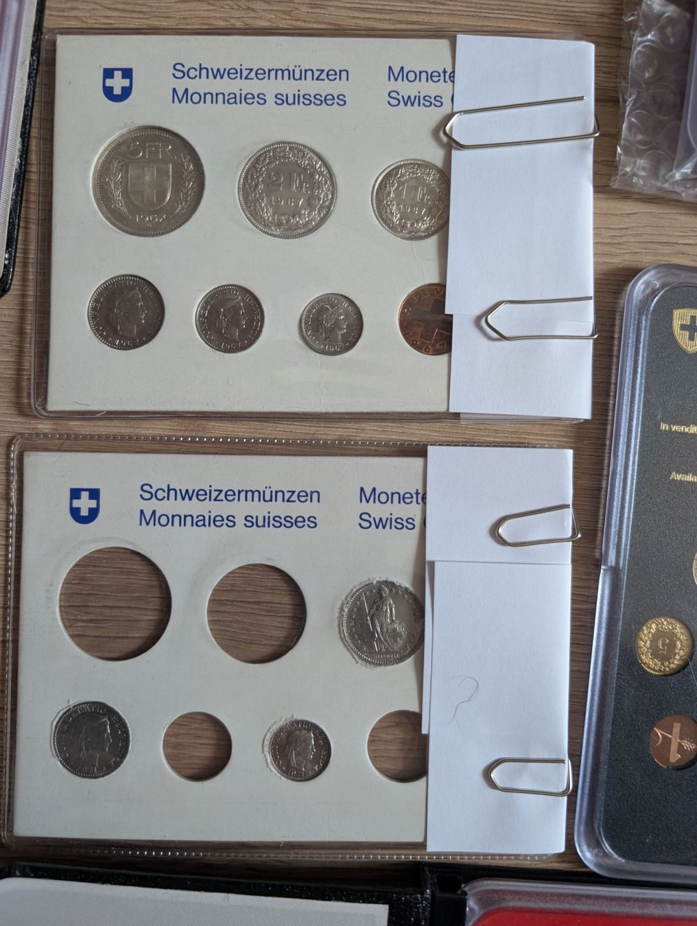 Tutti le monete: Münzsatz Sammlung collection jeux de pièces – Usato da Yvonand venduto da fli_n6mb 1