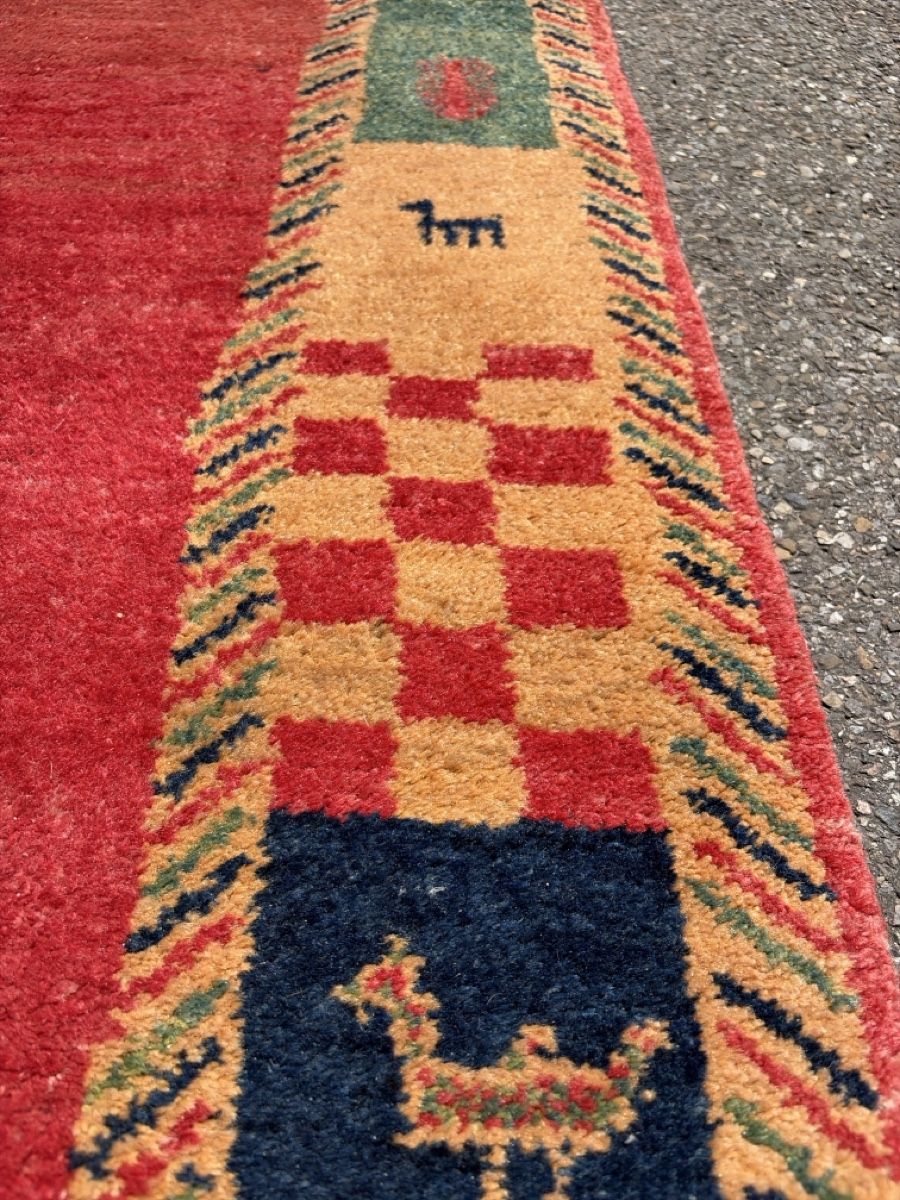 Tappeti: Gabbeh Teppich Iran mit Signatur – Usato da Wängi venduto da Tesimo 4