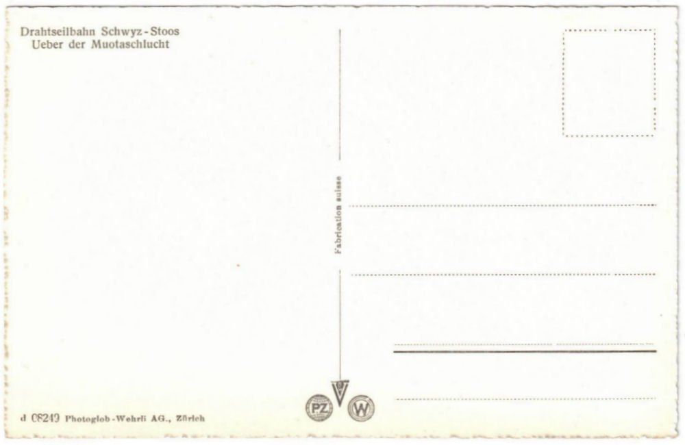 Cartes postales: Stoos - Standseilbahn – D'occasion à Binningen par Mountainrider 1