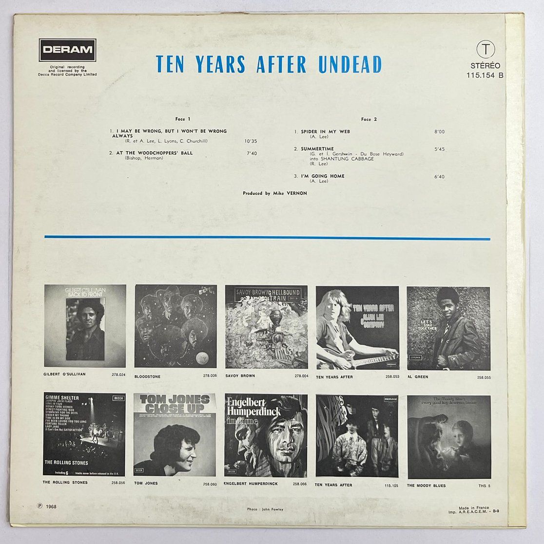 Dischi in vinile: LP: TEN YEARS AFTER - Undead – Nuovo (secondo la descrizione) da Frenkendorf venduto da Yard-Sale-2000 1