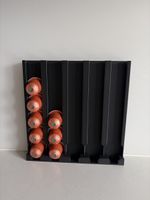 Kapselhalter für Nespresso schwarz Kunststoff wenig gebrauch