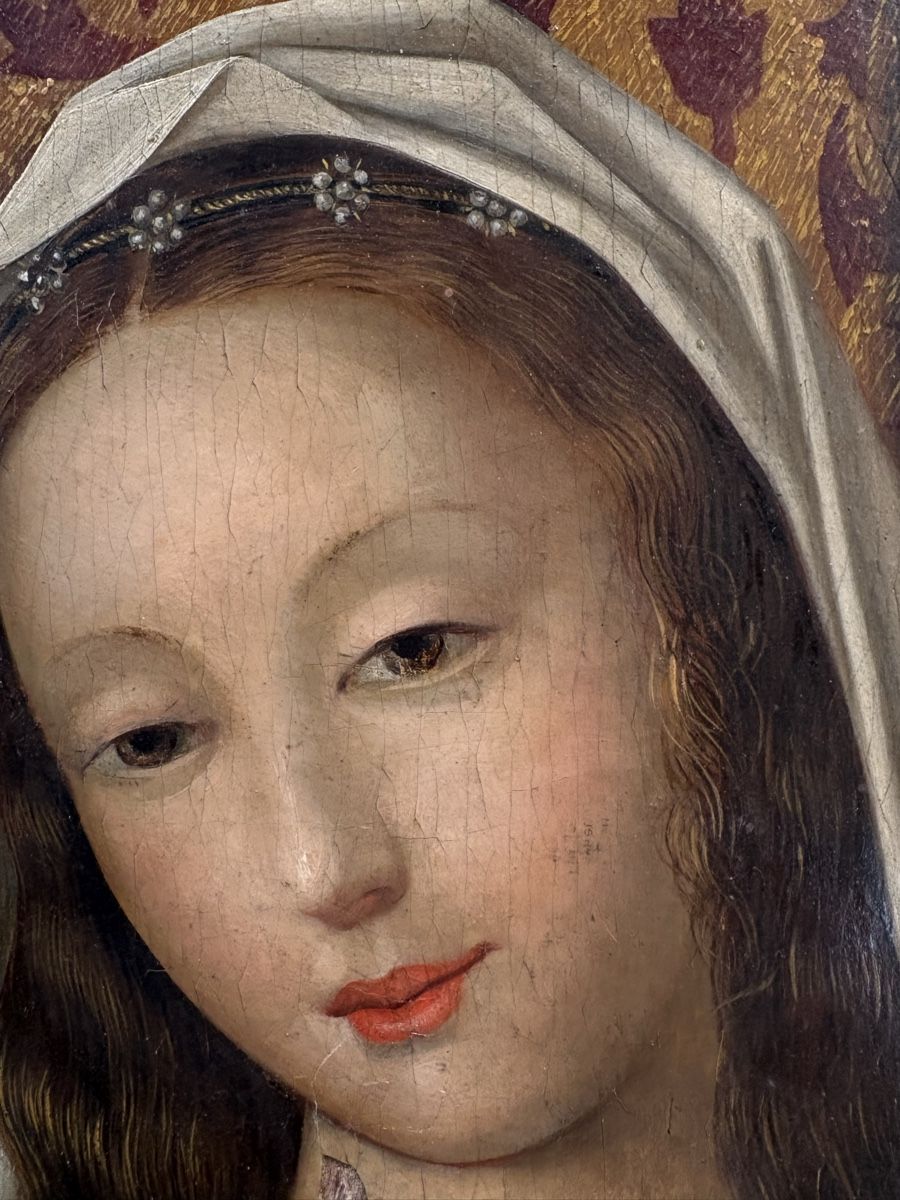Dipinti: Gemälde Madonna vermutlich 15jh – Usato da Emmenbrücke venduto da Antikvogel 5