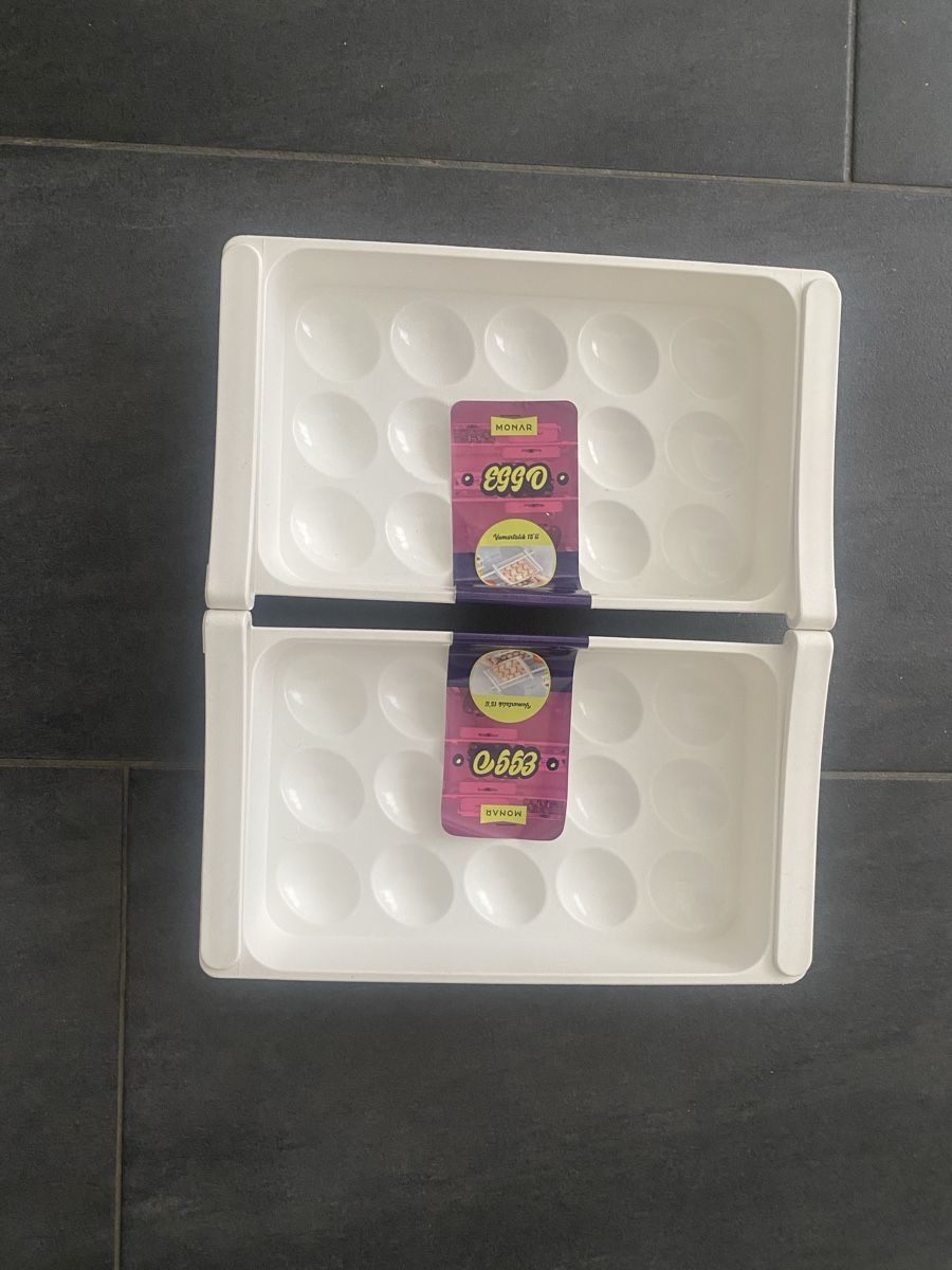 Behälter & Ähnliches: 2x Eierbehälter weiss mit Deckel je 14 Fächer – Neu und originalverpackt aus Staad SG von Malevi2