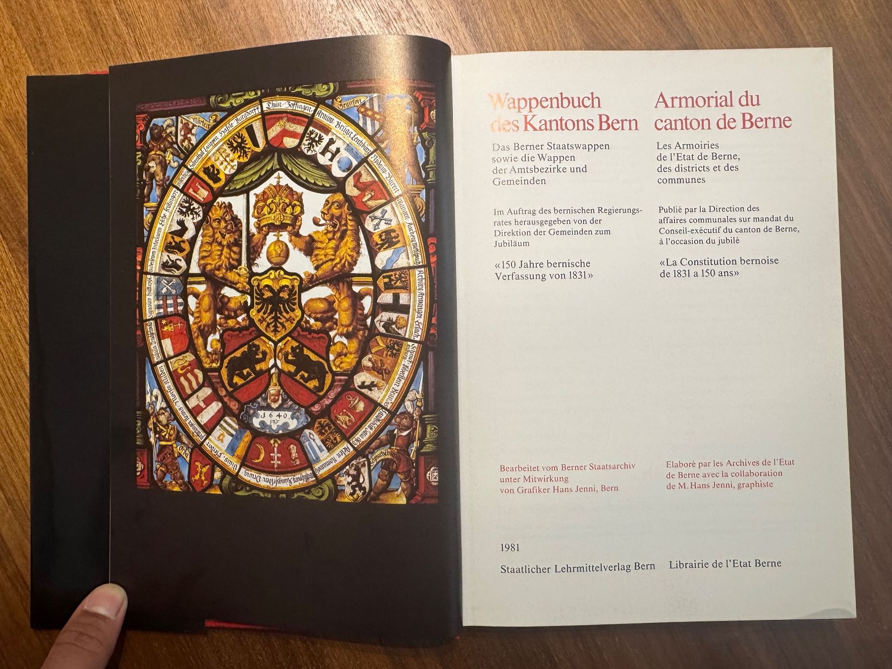 Libri: Wappenbuch d. Kt. Bern – Usato da Bern venduto da Boox 2