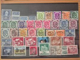 DE-Briefmarken gestempelt Karte K3 Zustand gemäss Bilder