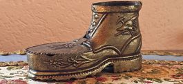 Vintage Messing Stiefel aus Italien