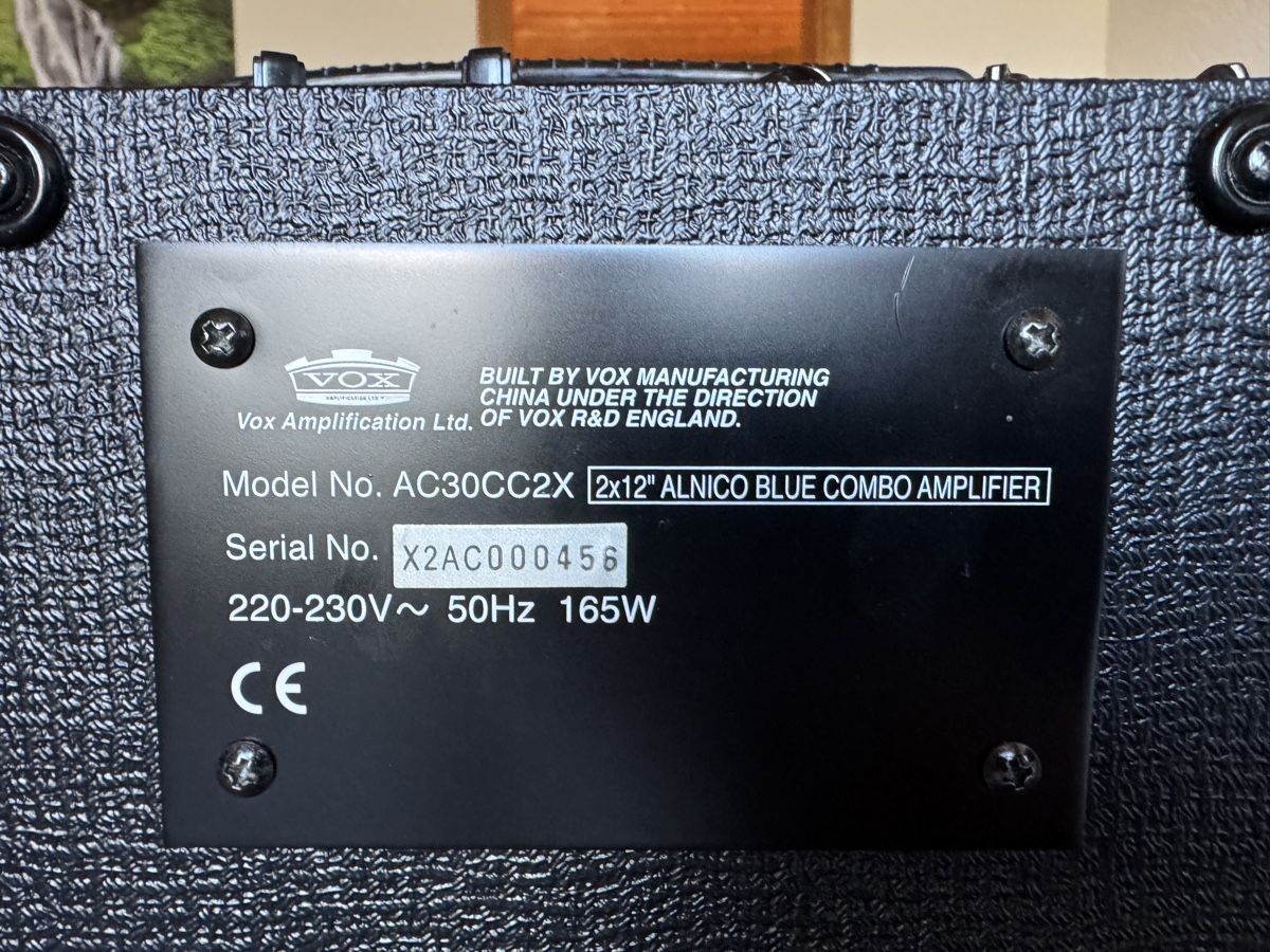 Vox Verstärker: Vox AC30CC2X mit Tourcase – Gebraucht aus Triesen von toney2000 4