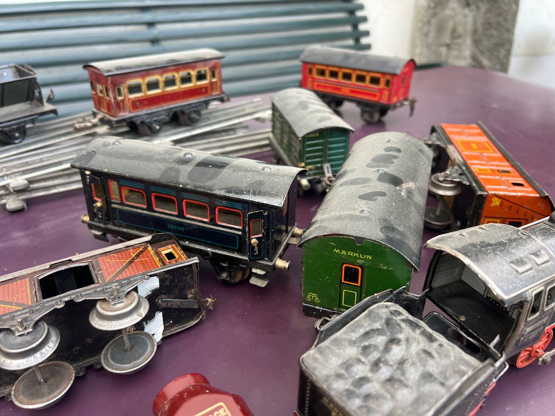 Märklin Modelleisenbahnen: Märklin - Antikes Eisenbahn Set Modellbahn – Gebraucht aus Otelfingen von Yossi-68 7