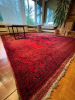 Grosser Antiker Orientteppich Rot (Afghan / Turkmenisch)