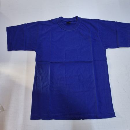 T-Shirt - Blau, Grösse M, 100% Baumwolle, 65 Stück