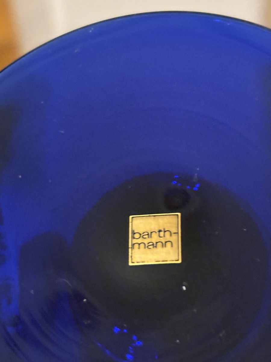 Portacandele: Bougeoir vintage Barthmann bleu et or – Usato da Genève venduto da ati_tj8f 5
