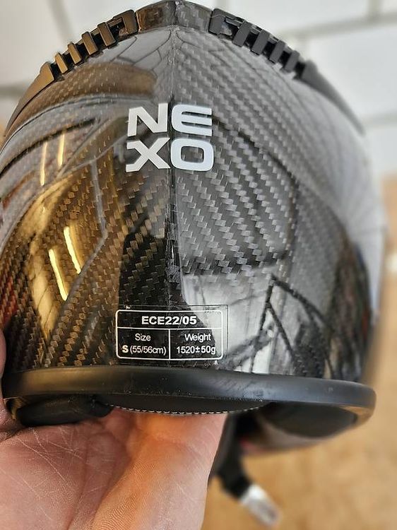 Nexo Echcarbon klapphelm grösse S 2