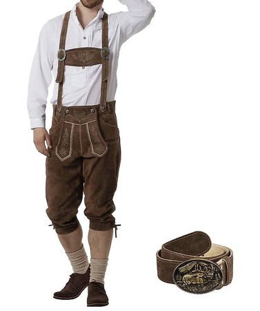 neue längere Lederhose Gr 54