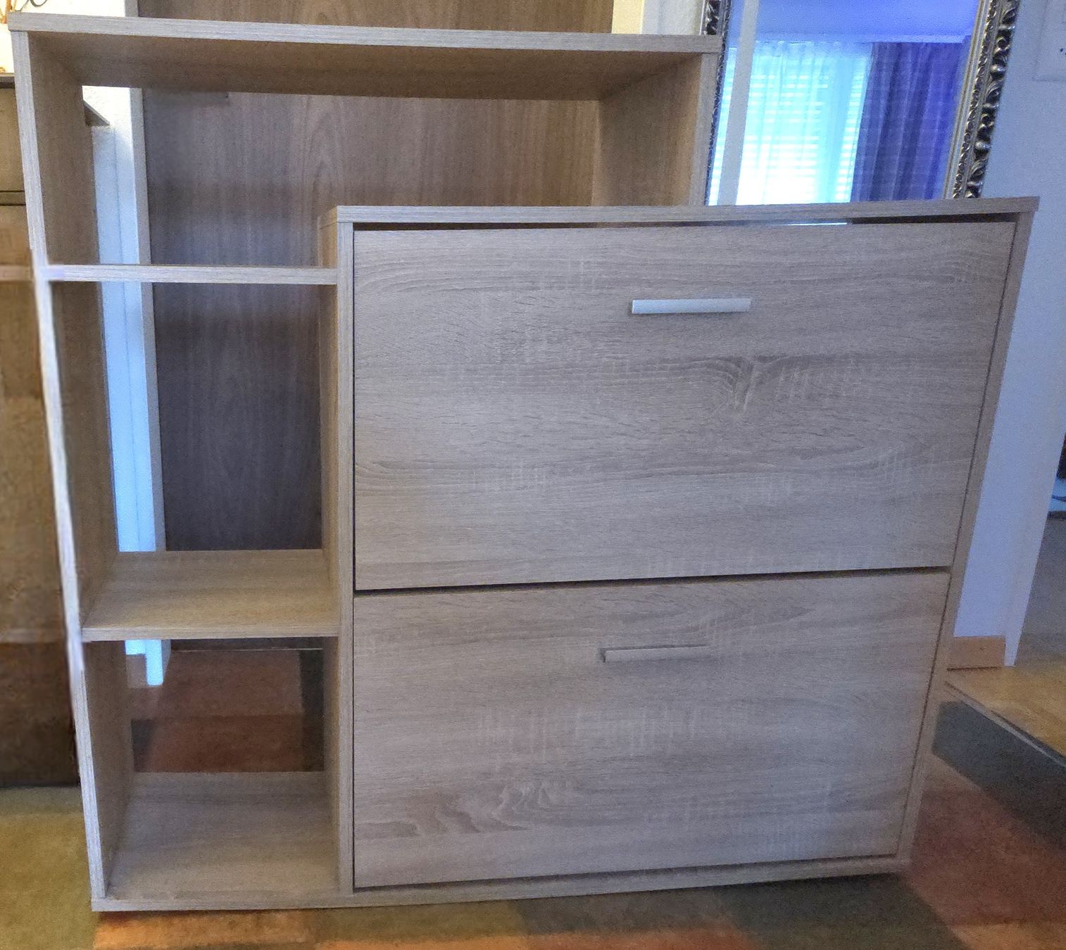 Armadi: Schuhschrank Holzoptik mit Regal – Usato da Embrach venduto da georgiana 1