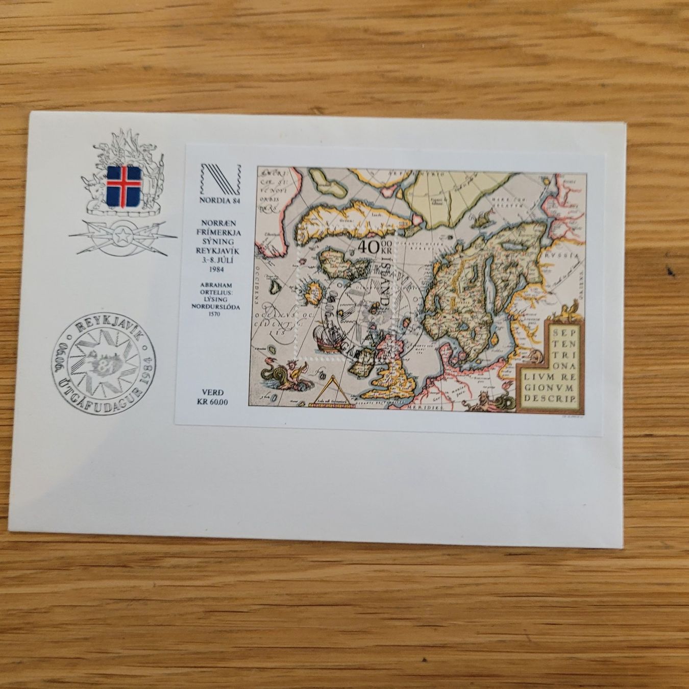 Tous les timbres: FDC Mit Kleinbogen Nordia 84 – D'occasion à Biel/Bienne par Destockweb