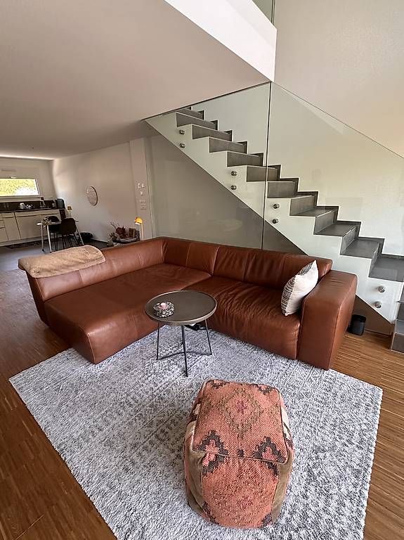 Sofas: Sofa Couch Echtleder – Gebraucht aus Grabs von Pav.F. 2
