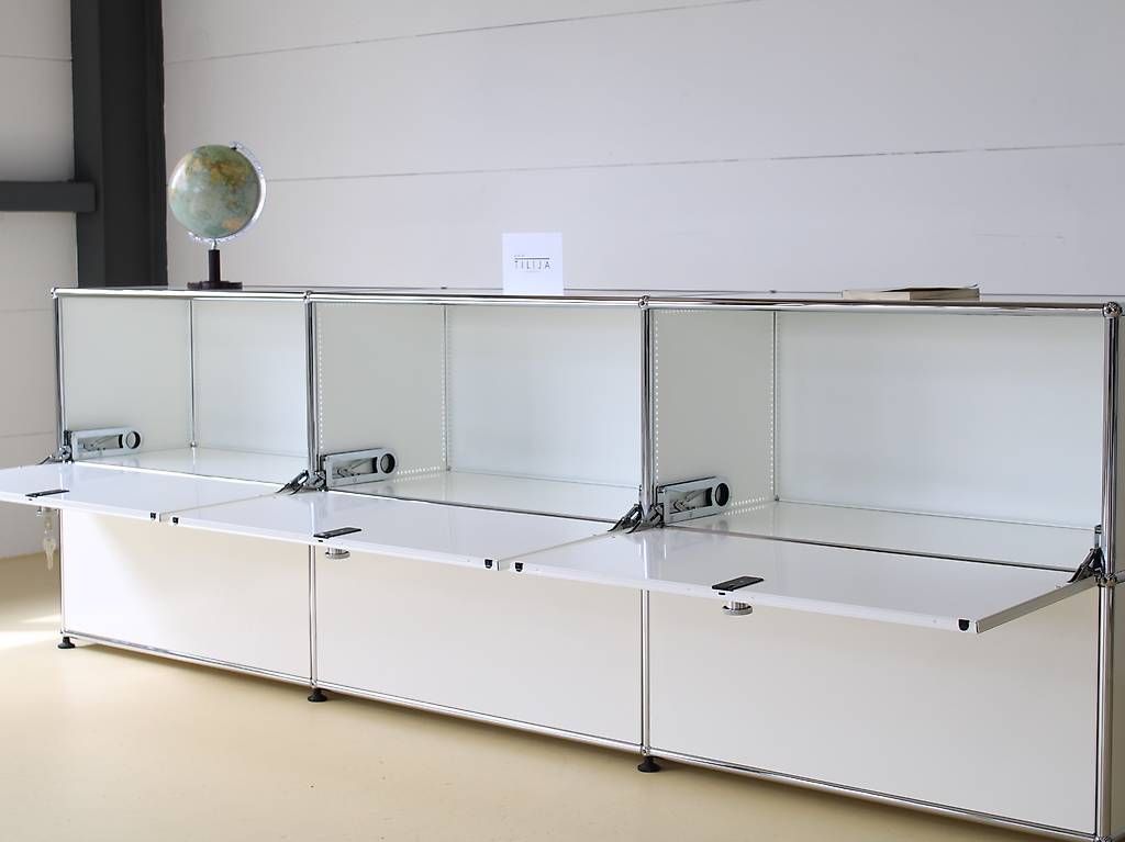 USM Scaffali: USM Sideboard in Reinweiss, neuwertig – Usato da Meinisberg venduto da atelier_TILIJA 3