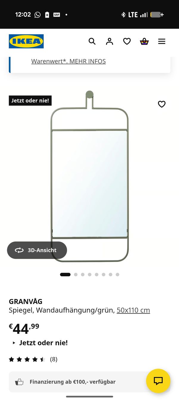 Ikea Spiegel: IKEA Granvag Wandspiegel – Neu (gemäss Beschreibung) aus St. Gallen von nadinewho 5