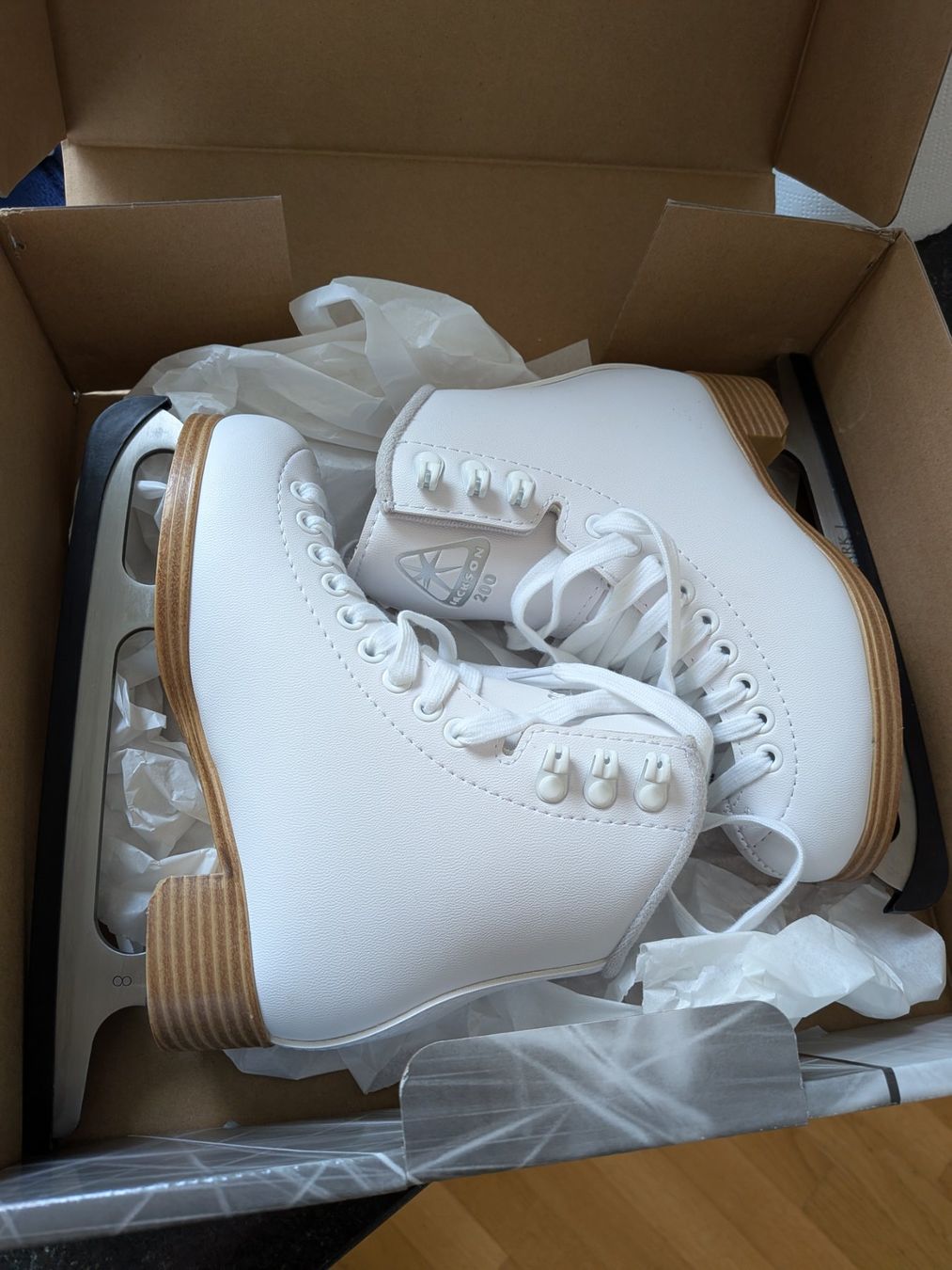 Pattini da ghiaccio: Schlittschuhe kinder Weiss – Usato da Zürich venduto da jdu_lk6f 1