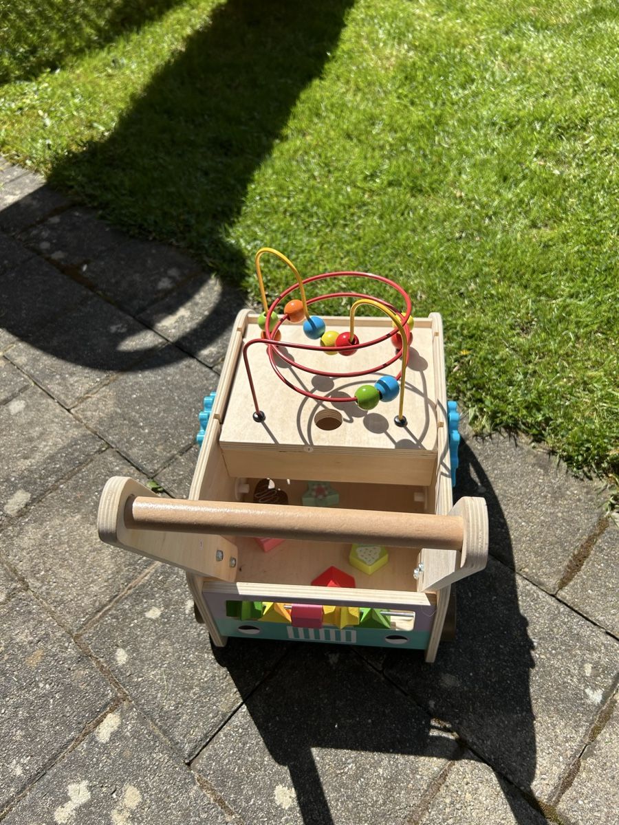 Veicoli per bambini: Lauflern Eiswagen aus Holz  – Usato da Langnau am Albis venduto da Elli2013 5