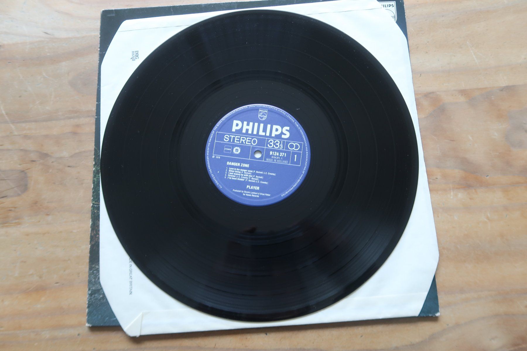 Dischi in vinile: PLAYER - DANGER ZONE - AOR MELODIC ROCK - VINYL LP – Usato da Basel venduto da Patiscat 3
