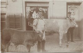Landwirtschaft/Metzgerei 1910 E. Hü....