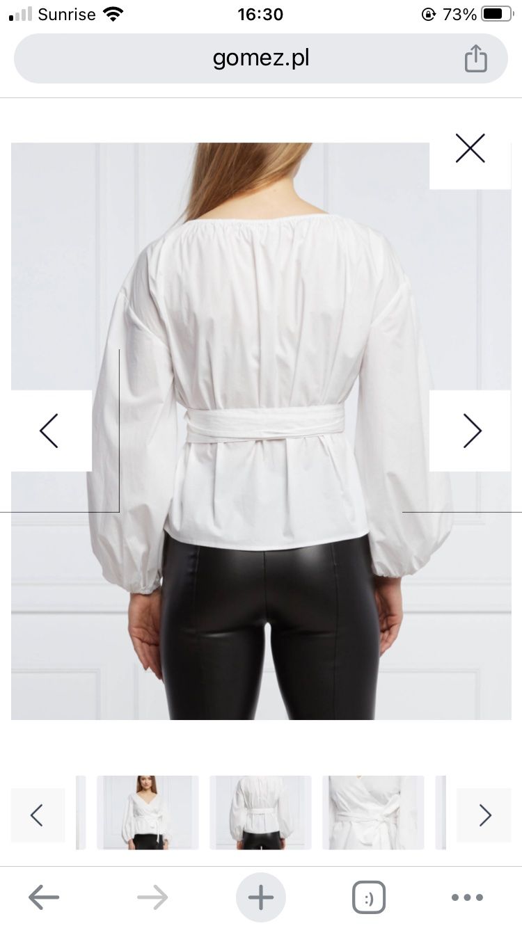 Michael Kors Camicette: Michael Kors Weisse Wickelbluse / wrap blouse – Nuovo (secondo la descrizione) da Bern venduto da clairedeluna 5