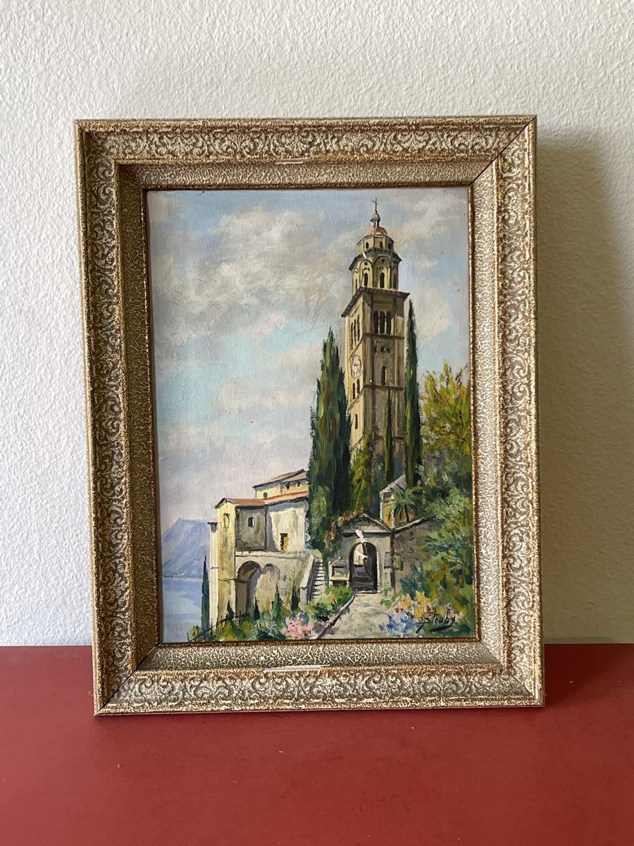 Dipinti: Oelbild Morcote 1943 – Usato da Arlesheim venduto da ren_5d2b