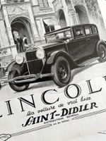 Lincoln Cars - 3 Alte Werbungen / Anciennes publicités 1930