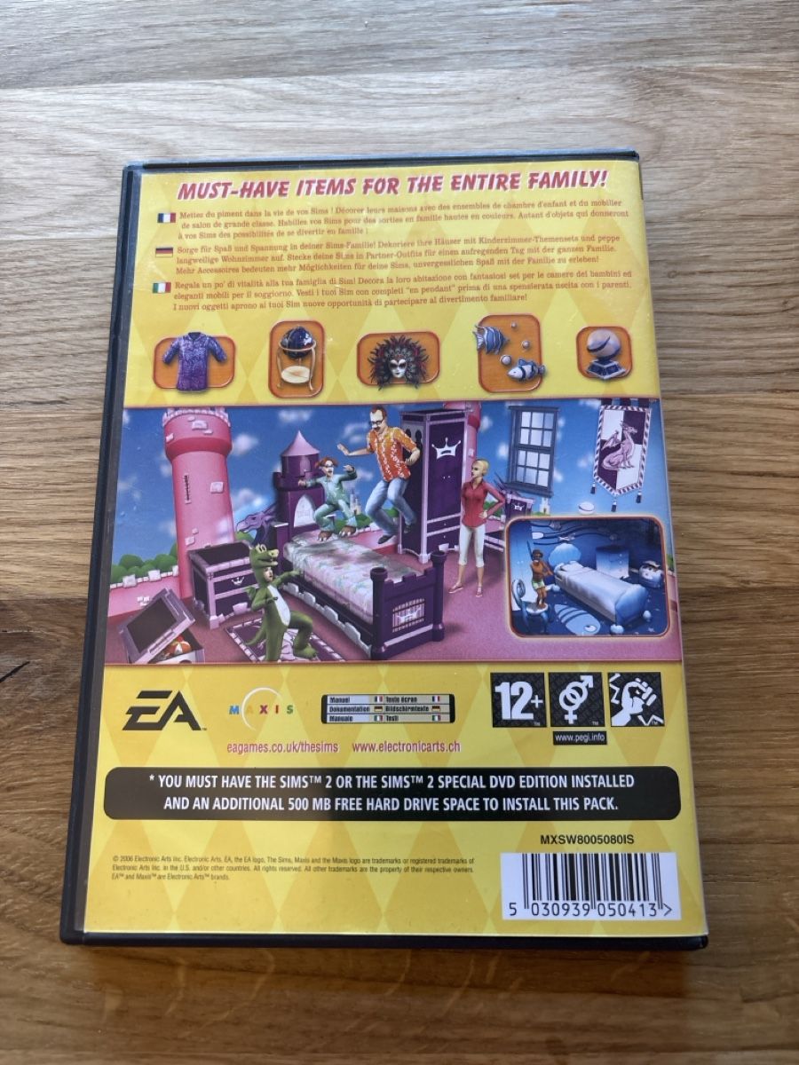 Giochi: Sims 2 - Family Fun Stuff – Usato da Zwillikon venduto da Rahel0013 2
